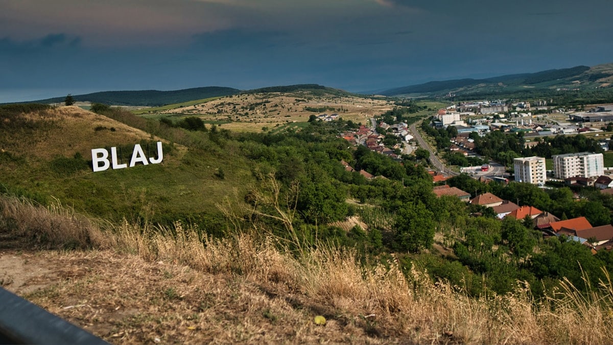 "Blaj" town from Romania country.
